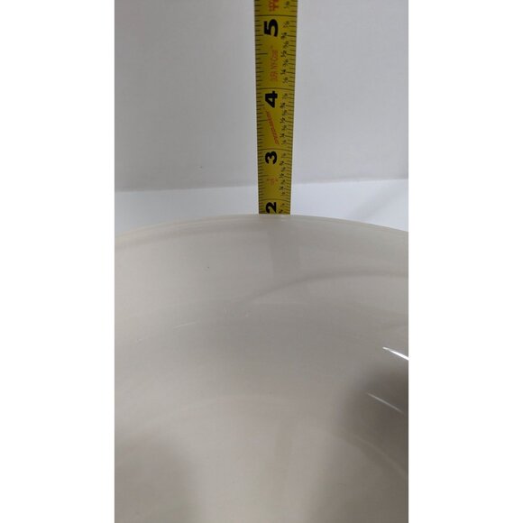 Syracuse Cascade Flint White Ceramic Pasta Dinner Plate 12 inch - Picture 6 of 9